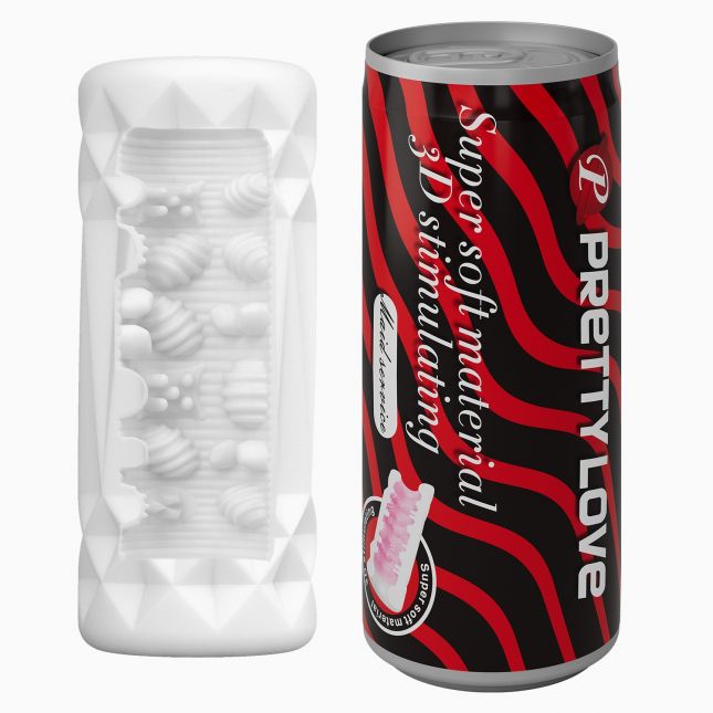 Мастурбатор - Pretty Love Pop-Top Can Masturbator Red Мастурбатор - Pretty Love Pop-Top Can Masturbator Red