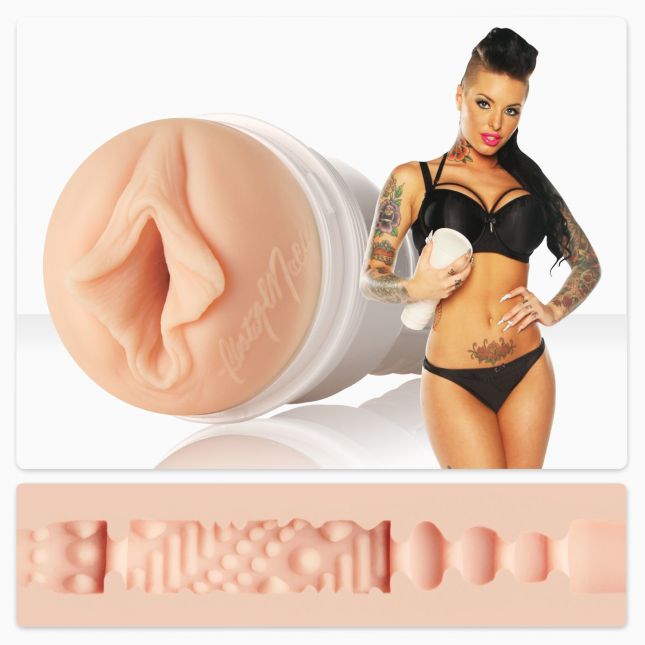Мастурбатор Fleshlight Girls: Christy Mack - Attack, со слепка вагины, очень нежный