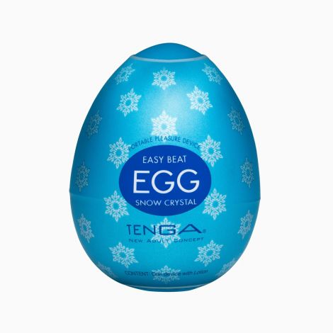 Мастурбатор-яйцо Tenga Egg Snow Crystal с охлаждающим лубрикантом