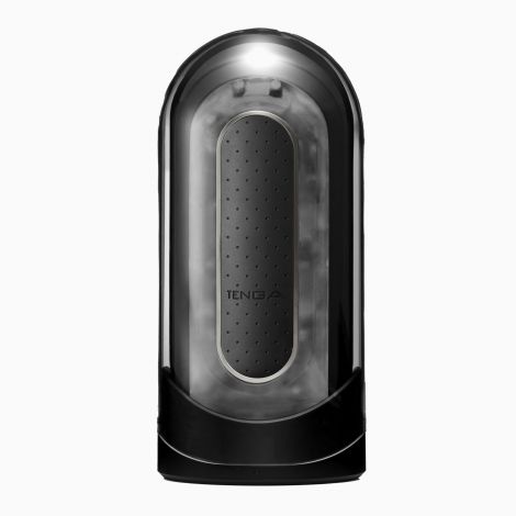 Вібромастурбатор Tenga Flip Zero Electronic Vibration Black, змінна інтенсивність, розкладний