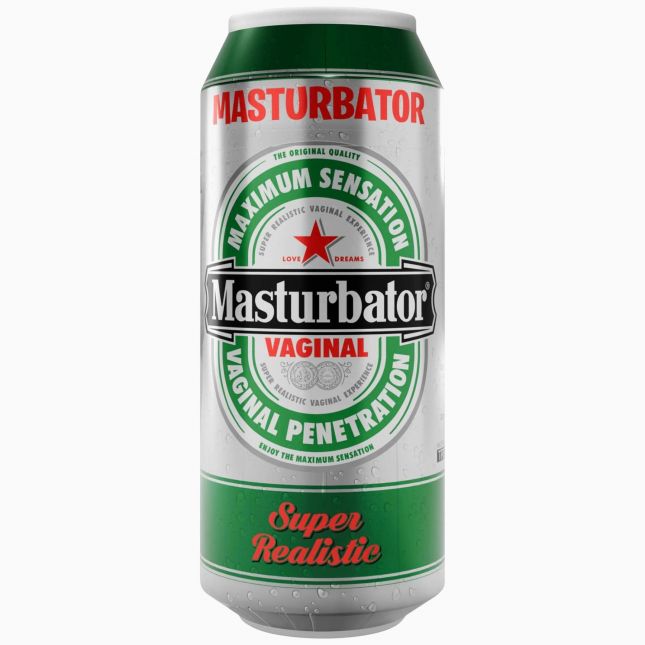 Мастурбатор-вагина Alive Heineken Vagina II в виде банки пива