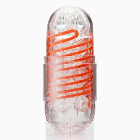 Мастурбатор Tenga Spinner 02 Hexa з пружною стимулювальною спіраллю всередині, стандартна спіраль