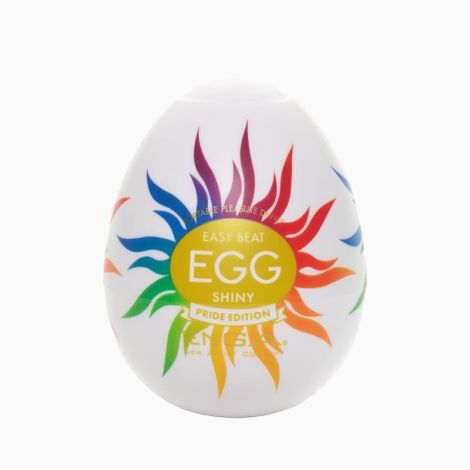 Tenga Egg Shiny Pride Edition - мастурбатор яйцо