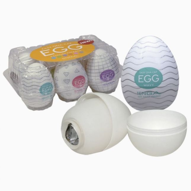 Другие мастурбаторы - TENGA Egg Wavy Masturbator, 1шт