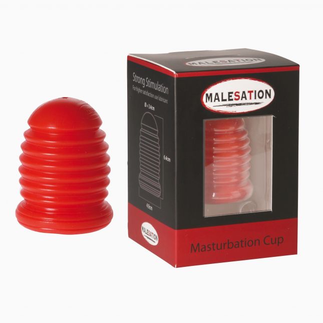 Мастурбатор - MALESATION Masturbation Cup, червоний