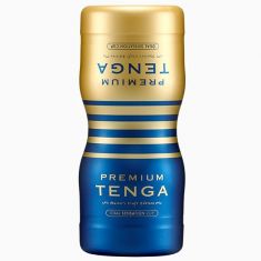 Мастурбатор Tenga Premium Dual Sensation Cup, двосторонній, з двома незалежними каналами