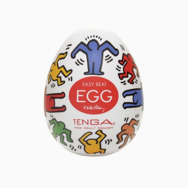 Мастурбатор-яєчко Tenga Keith Haring Dance Egg Multi OS