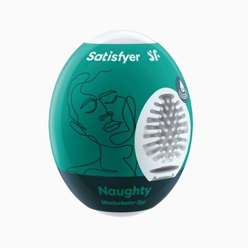 Мастурбатор - Satisfyer Men Masturbator Egg Single Naughty Мастурбатор - Satisfyer Men Masturbator Egg Single Naughty