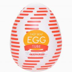 Мастурбатор-яйце Tenga Egg Tube, рельєф з поздовжніми лініями