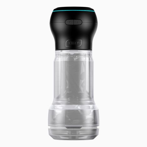 Мастурбатор Kiiroo Feel Pocket Crystal с всасывающей интерактивной насадкой PowerBlow Combo Set