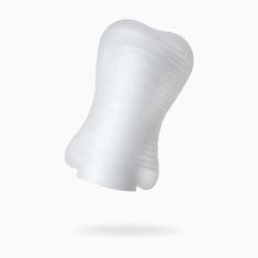 Мастурбатор Toyfa A-Toys Pocket Stripy, TPR, белый, 7,8 см (растягивается до 30 см)