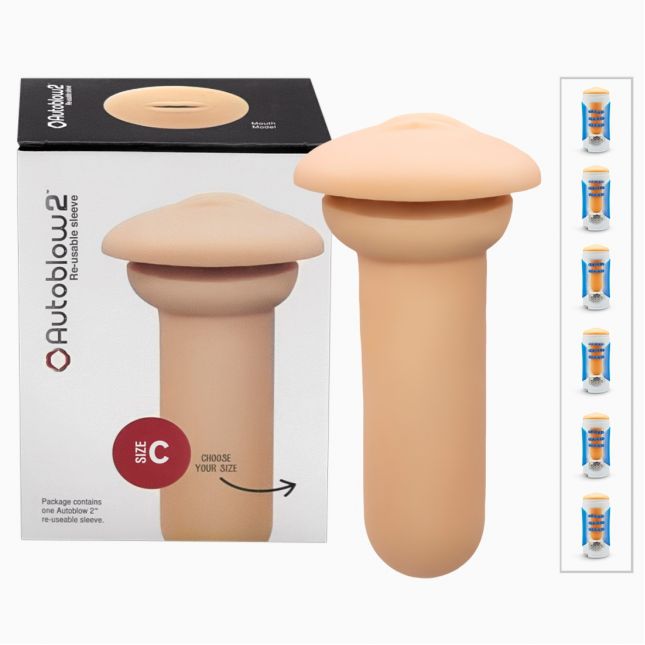 Мастурбатор ротик - Mouth Sleeve Size C