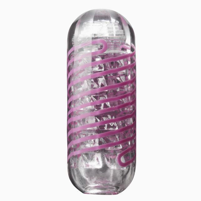 Мастурбатор Tenga Spinner 06 Brick з пружною стимулювальною спіраллю всередині
