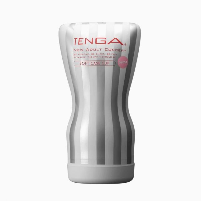 Мастурбатор Tenga Squeeze Tube Cup (м’яка подушечка) GENTLE стискається