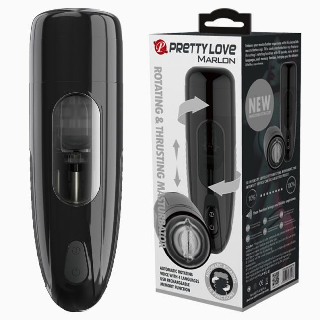 Мастурбатор - Pretty Love Marlon Rotating & Thrusting Masturbator