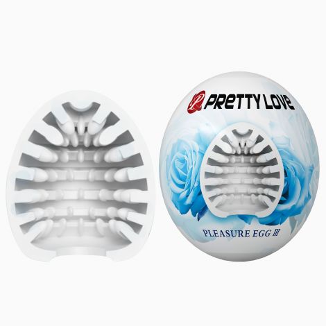Мастурбатор - Pretty Love Pleasure Egg Masturbator White