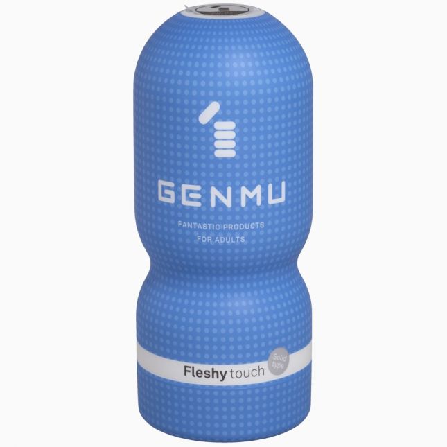 Genmu - Fleshy - Blue - мастурбатор, 15.8х6.7 см