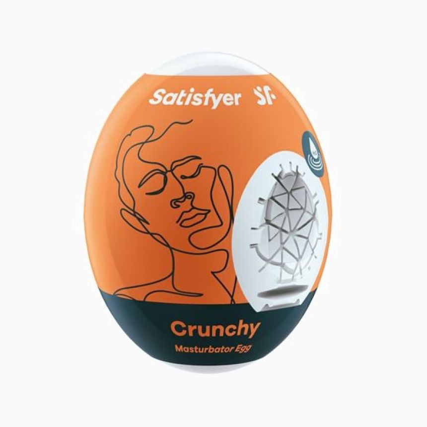 Мастурбатор - Satisfyer Men Masturbator Egg Single Crunchy Мастурбатор - Satisfyer Men Masturbator Egg Single Crunchy