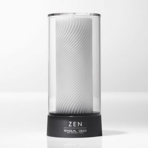 Мастурбатор Tenga 3D Zen, очень нежный, из антибактериального эластомера с серебром