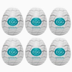 Набір мастурбаторів - Tenga Egg Wavy II, 6 шт.