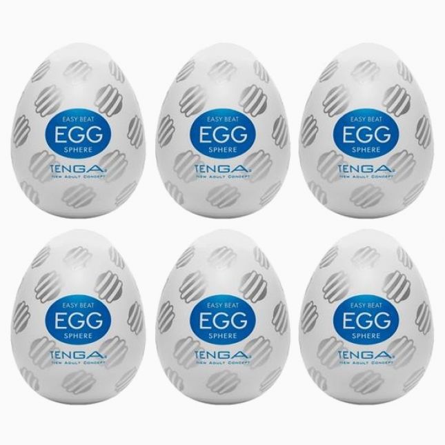 Набір мастурбаторів - Tenga Egg Sphere, 6 шт.