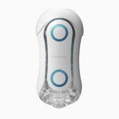 Мастурбатор Tenga Flip Orb — Blue Rush, з можливістю зміни тиску та стимулювальними кульками всереди
