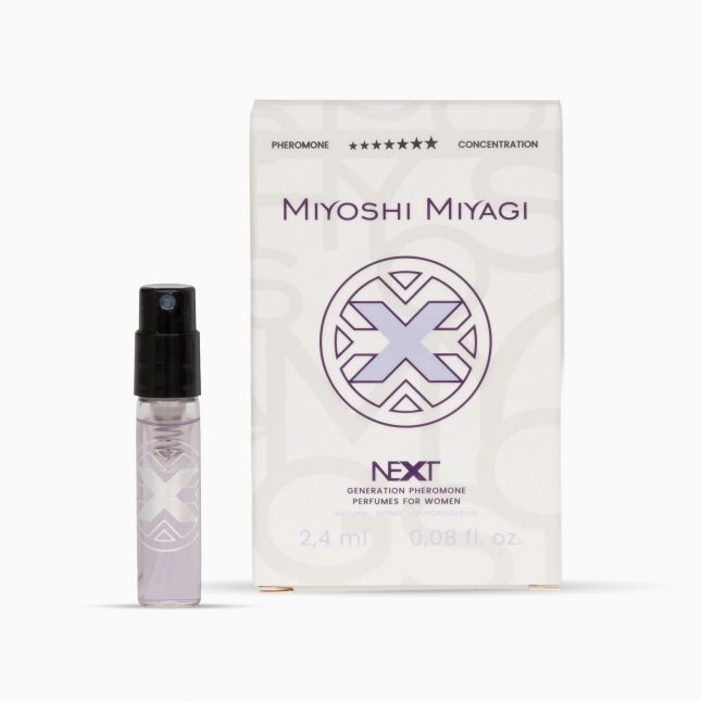Жіночі парфуми з феромонами - Miyoshi Miyagi Next, 2.4 мл Жіночі парфуми з феромонами - Miyoshi Miyagi Next, 2.4 мл