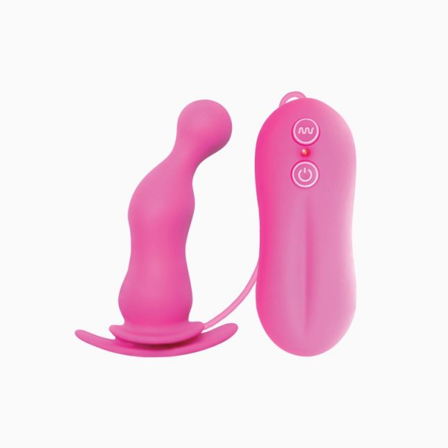 Анальна пробка з вібрацією Tingler Vibrating Plug III Pink