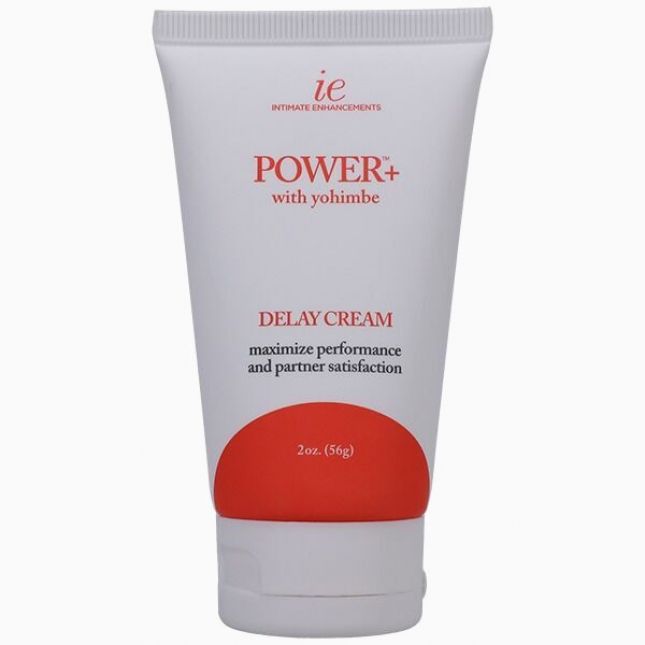 Потужний крем-пролонгатор Doc Johnson Power+with Yohimbe Delay Cream, екстракт Йохимбе, 56 г