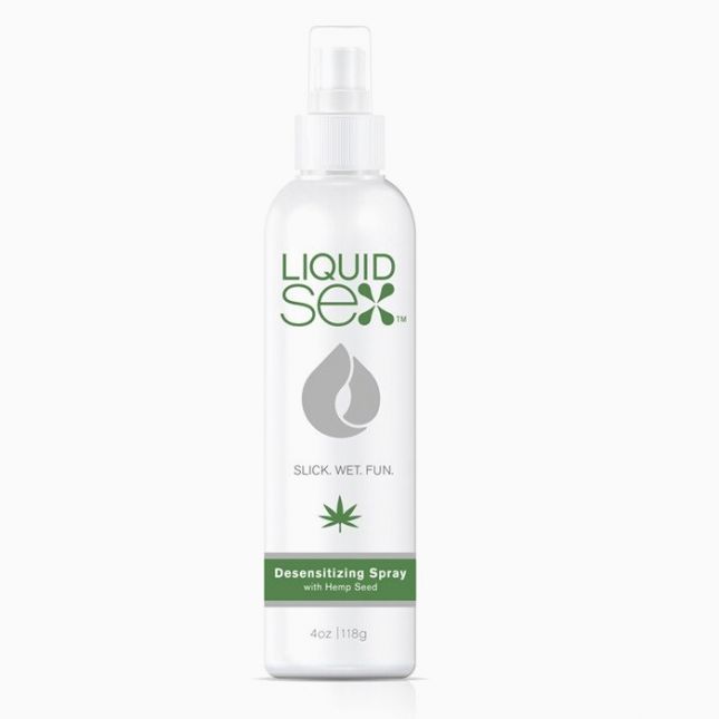 Спрей для продовження статевого акту Liquid Sex Desensitizing Spray with Hemp Seed, 118 мл
