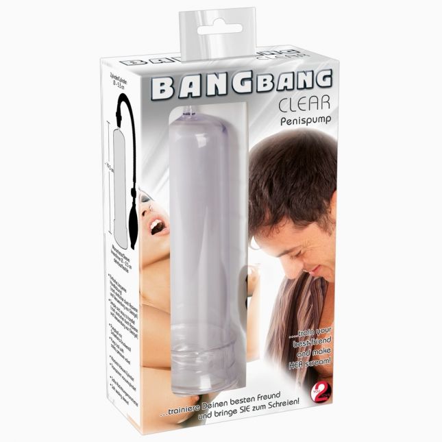 Вакуумна помпа - Bang Bang Penis Pump Clear