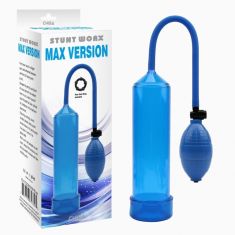 Вакуумная помпа - Stunt Worx Penis Pump Max Version Blue Вакуумная помпа - Stunt Worx Penis Pump Max Version Blue