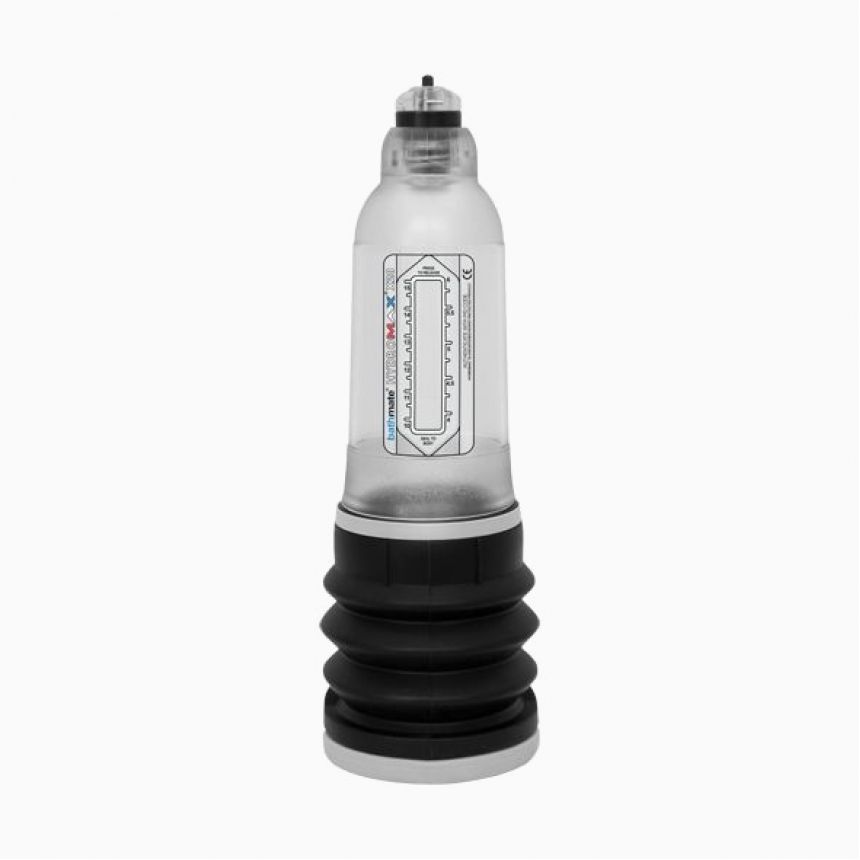 Гідропомпа Bathmate Hydromax 5 Clear, для члена довжиною від 7,5 до 12,5 см, діаметр до 4,5 см Гідропомпа Bathmate Hydromax 5 Clear, для члена довжиною від 7,5 до 12,5 см, діаметр до 4,5 см