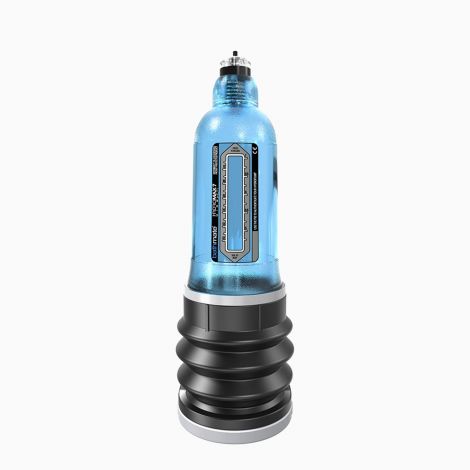 Гидропомпа для увеличения члена Bathmate - Hydromax7 Wide Boy, 22х6 см (синийй)