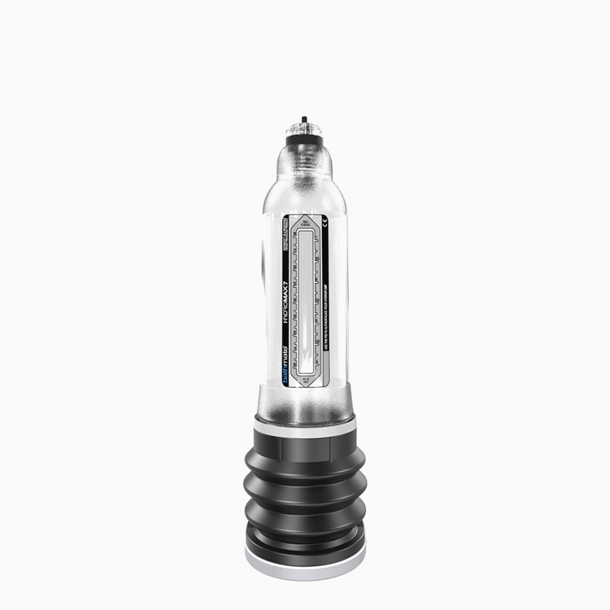 Гідропомпа Bathmate Hydromax 7 Clear, для члена довжиною від 12,5 до 18 см, діаметр до 5 см Гідропомпа Bathmate Hydromax 7 Clear, для члена довжиною від 12,5 до 18 см, діаметр до 5 см