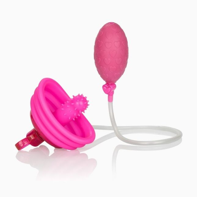 Вібропомпа для клітора Venus Butterfly Pump Pink, 4х2 см