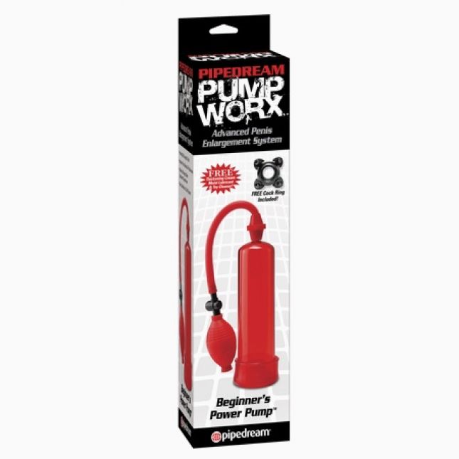 Вакуумная помпа - Pump Worx Beginner's Power Pump, красный
