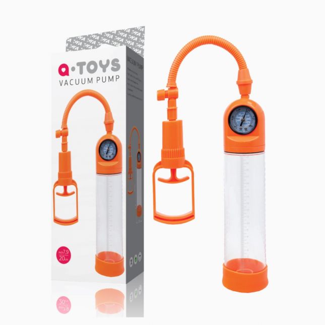 Помпа для пениса Toyfa A-Toys, силикон, прозрачный, 20 см