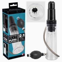 Чоловіча помпа - Vibrating Multi Pump & Masturbator Чоловіча помпа - Vibrating Multi Pump & Masturbator