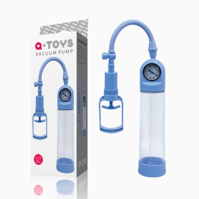 Помпа для пеніса Toyfa A - Toys, силікон, прозорий, 20 см
