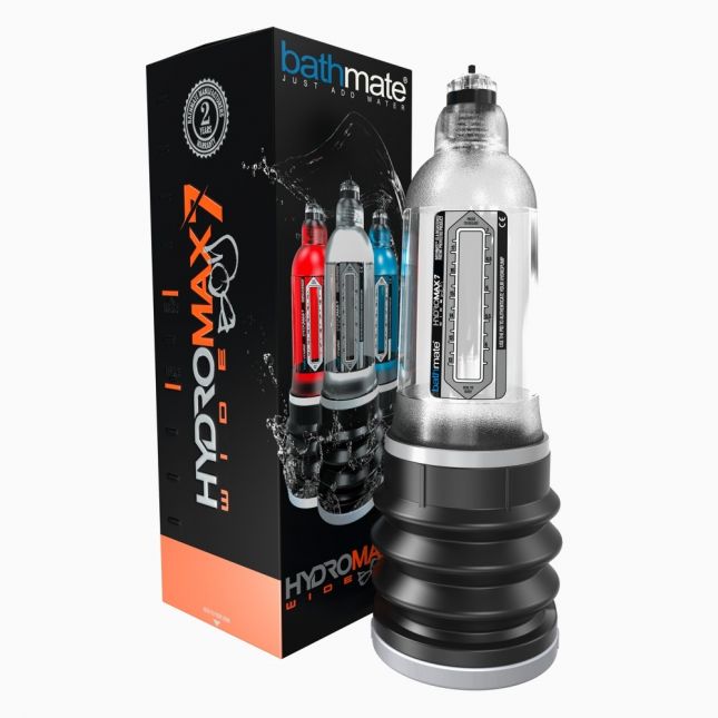 Чоловіча помпа - Hydromax7 Wide Boy clear