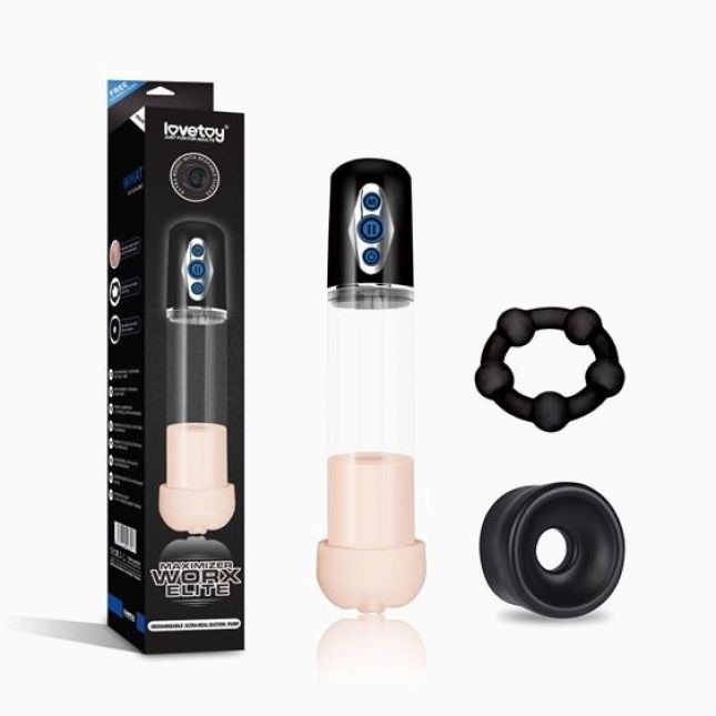 Вакуумна помпа - Maximizer Worx USB Rechargeable Penis Pump As Pic