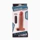 Подовжуюча насадка на пеніс - Pleasure Extender Sleeve Vibro Flesh