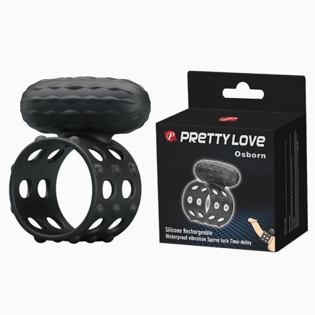 Насадка на член - Pretty Love Osborn Cockcage Vibro Black