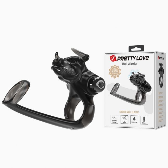 Ерекційне кільце - Pretty Love Bull Warrior, 10 vibration functions
