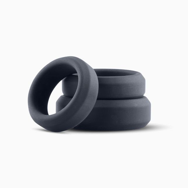 Набор эрекционных колец Boners 3 Ring kit (flat rings)