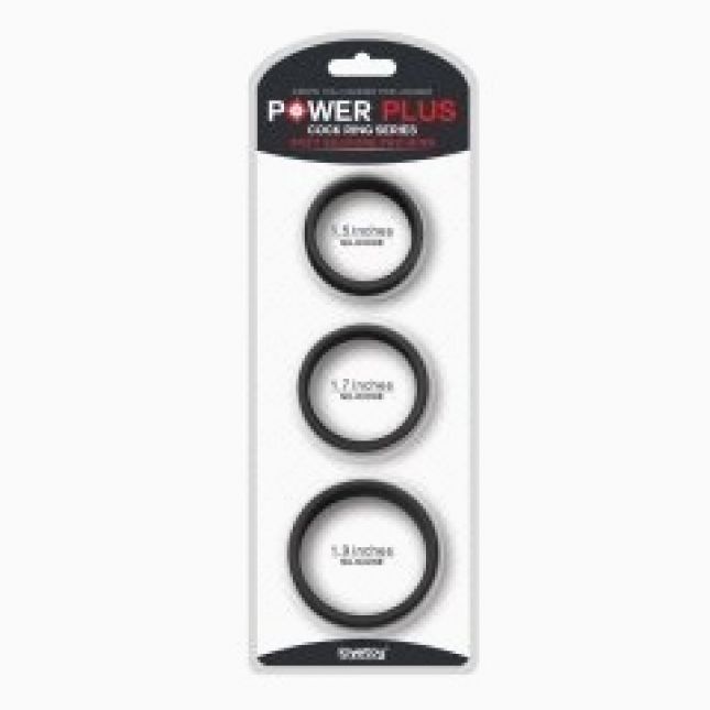 Ерекційні кільця - Power Plus Soft Silicone Pro Ring Black