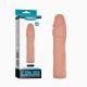 Подовжуюча насадка на пеніс - 3" Extra thick Extension Sleeve vibro Flesh