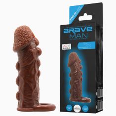 Насадка на член - Brave Man Penis Sleeve Brown Насадка на член - Brave Man Penis Sleeve Brown