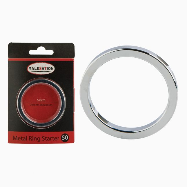 Ерекційне кільце - MALESATION Metal Ring Starter